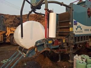 華農(nóng)打捆機使用現(xiàn)場